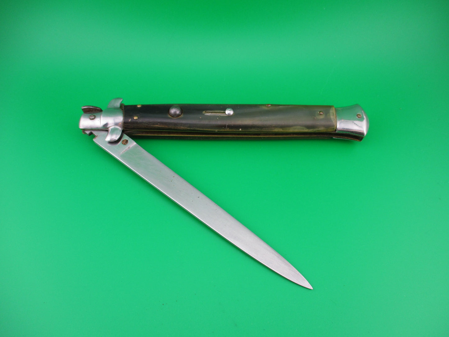 z B Rostfrei 33cm Italian Vintage swivel bolster stiletto automatic knife