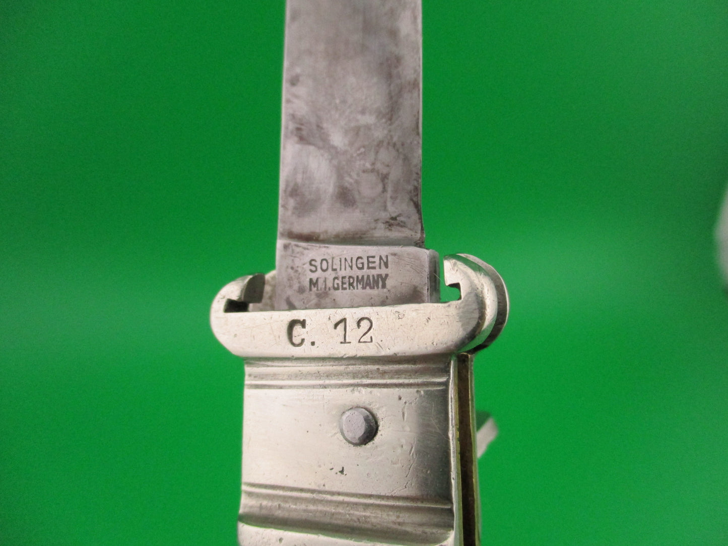 SOLINGEN MI GERMANY 20cm German Lever Shell puller automatic Johnny Cade knife
