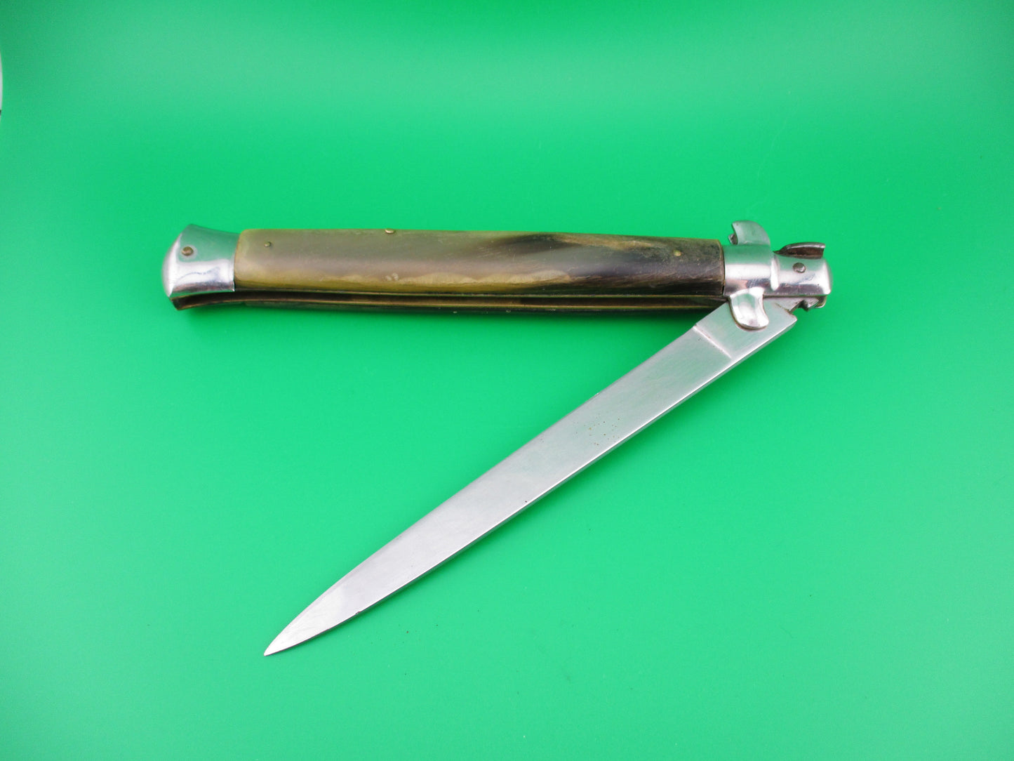 z B Rostfrei 33cm Italian Vintage swivel bolster stiletto automatic knife