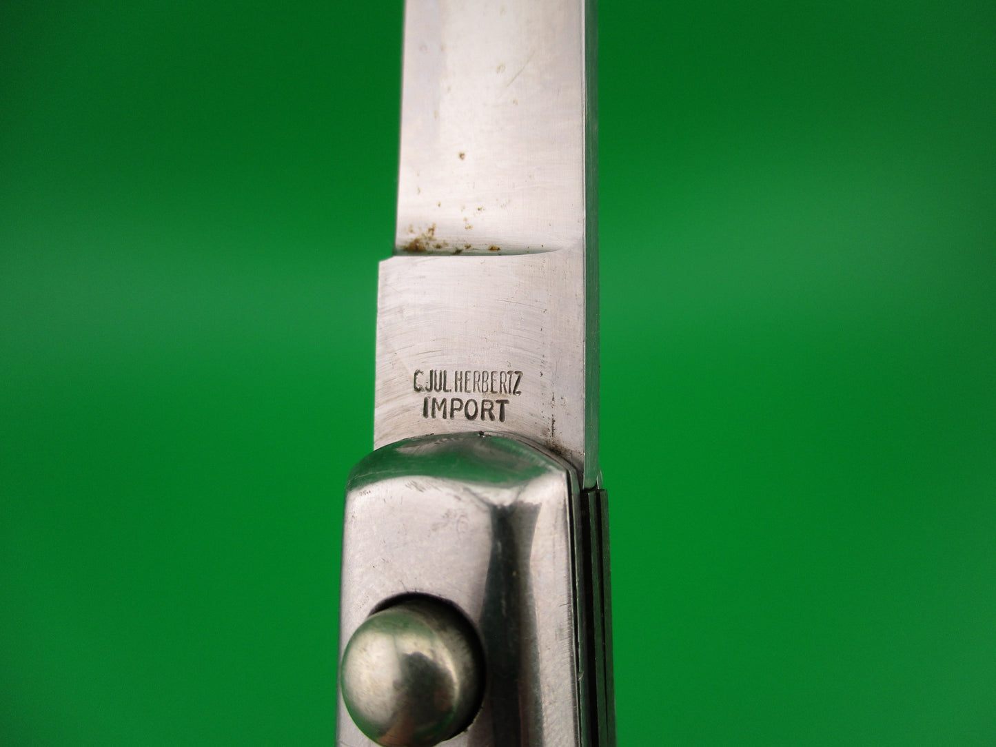 C JUL HERBERTZ PATENT IMPORT 22cm Italian fishtail all metal automatic knife