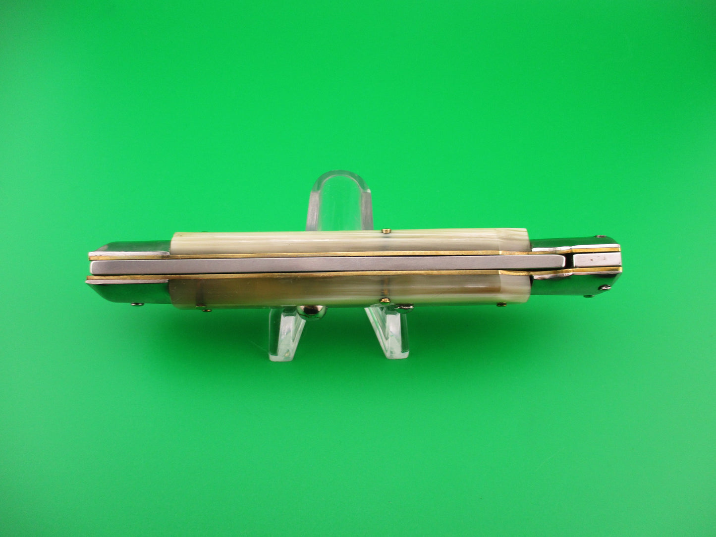 STAINLESS ITALY 23cm Italian Dagger blade Swing Guard Honey Horn automatic knife