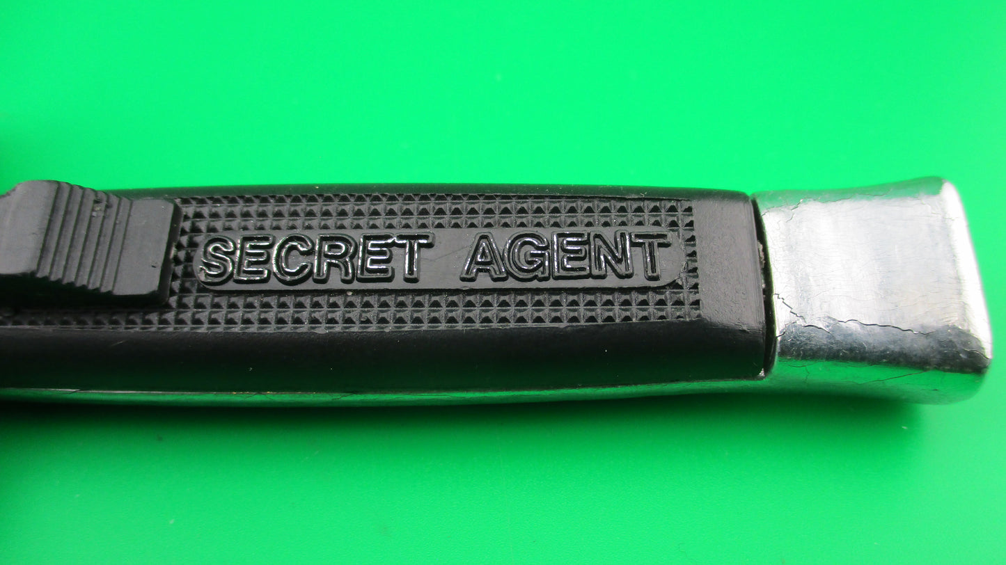 z BELL SECRET AGENT 20cm Out the Front OTF DA automatic knife black