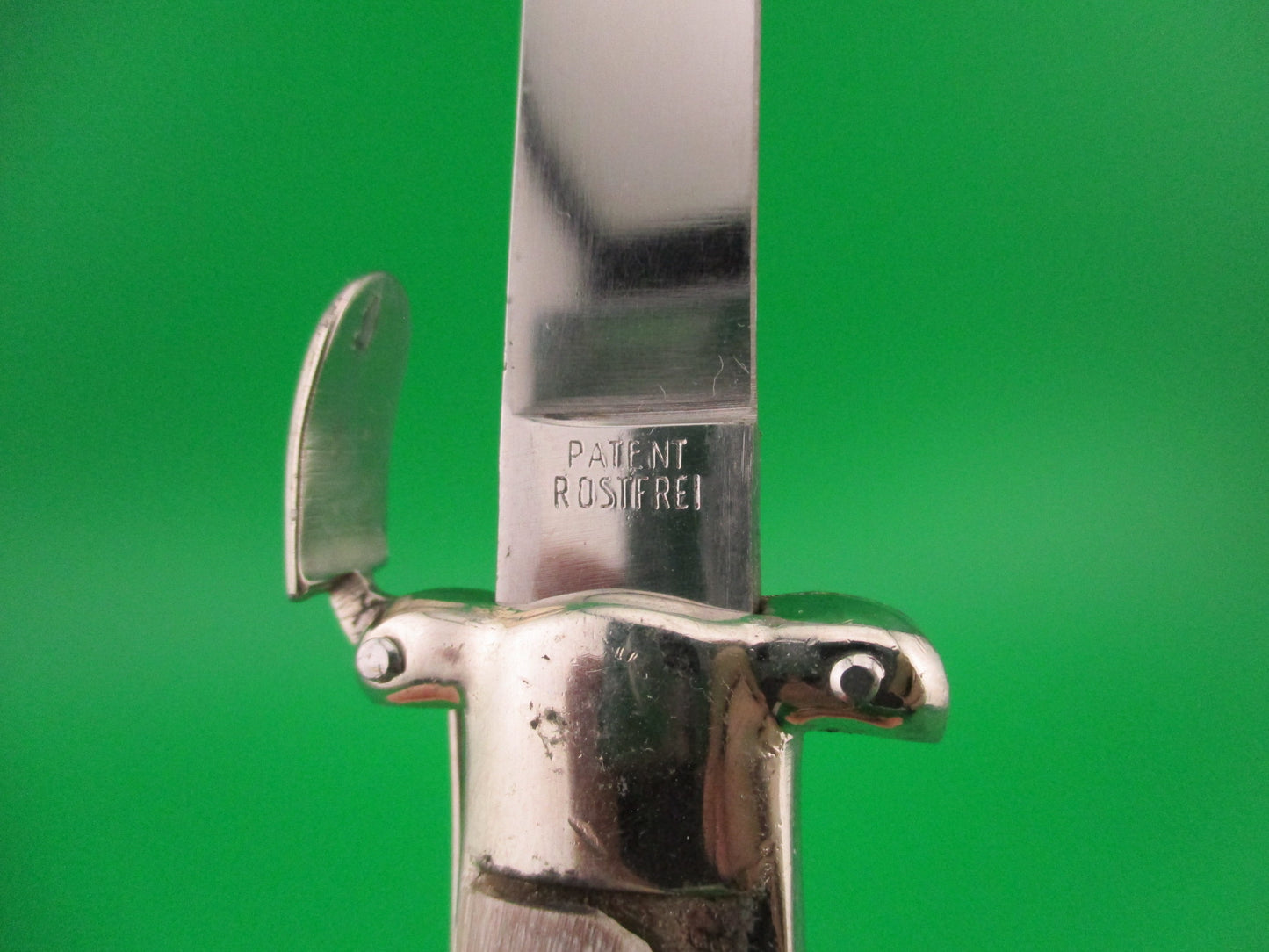 z C JUL HERBERTZ 21cm 1960s Italian Trapdoor OTF switchblade knife flawed