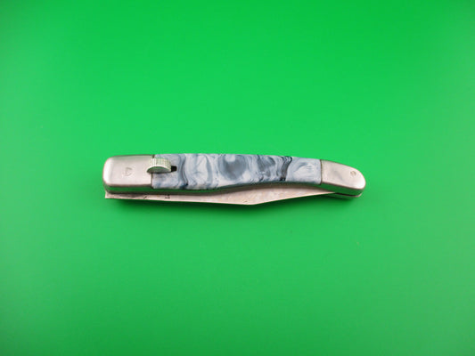 PAT 193.021 18cm Spanish Aluminum Coilspring Vintage automatic knife sliding button