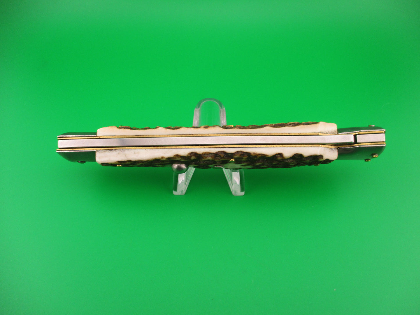 FRANK B ITALY 28cm Italian Swing guard Stag automatic knife