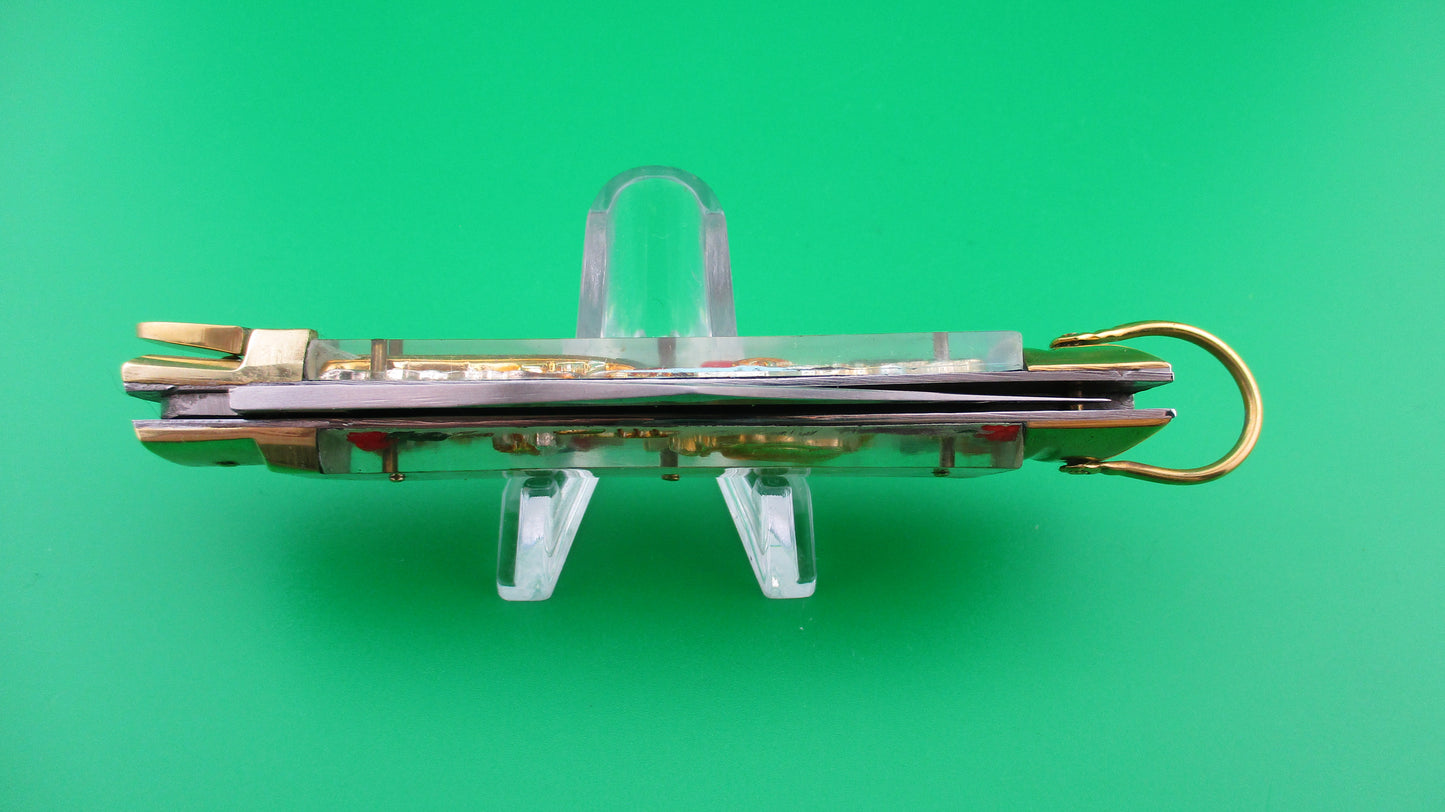z STAINLESS 19cm Japanese Siesta Matador Lever Mexico Souvenir switchblade near mint