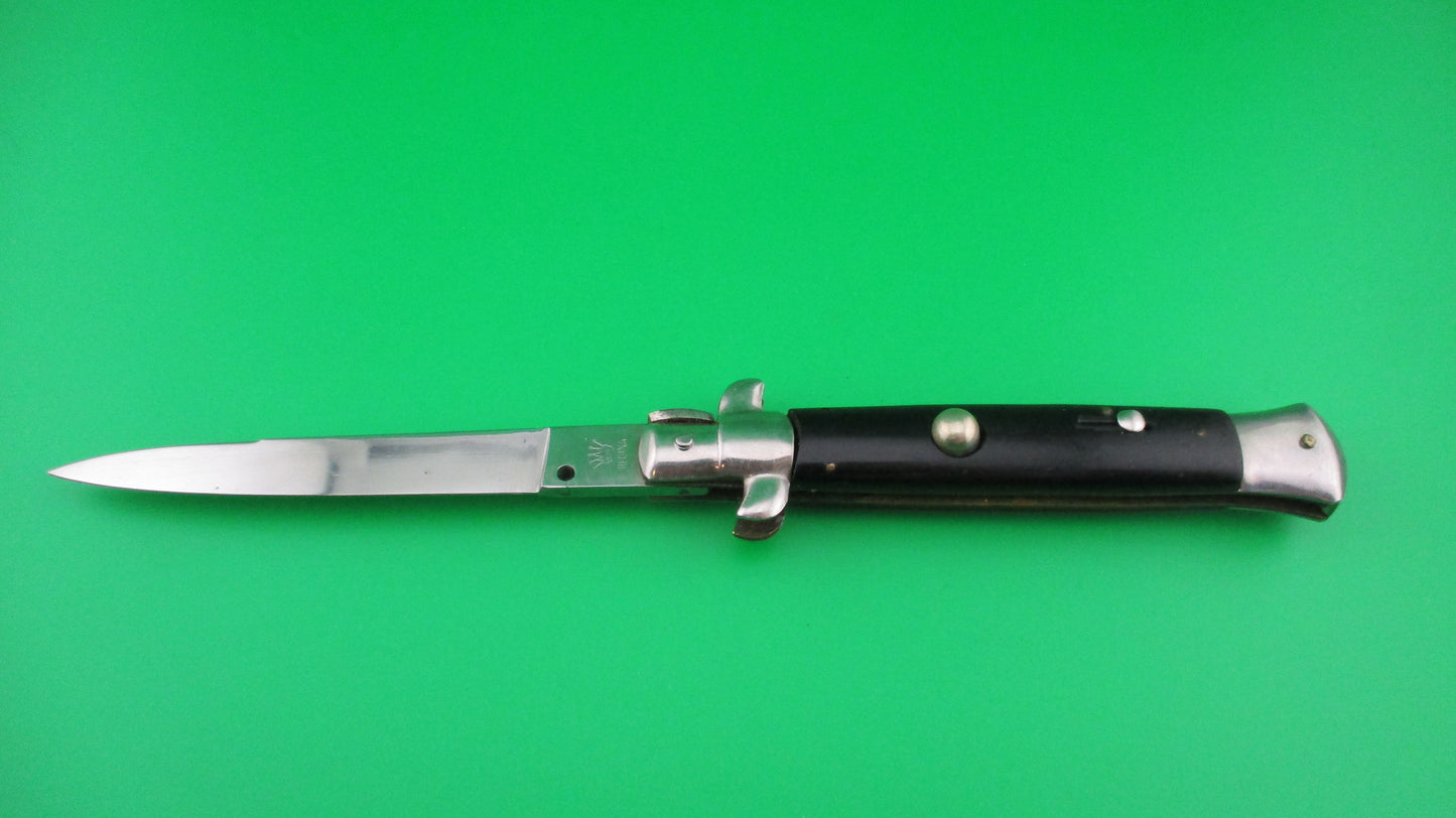 REGINA Crown 23cm Italian Stiletto swivel bolster automatic knife
