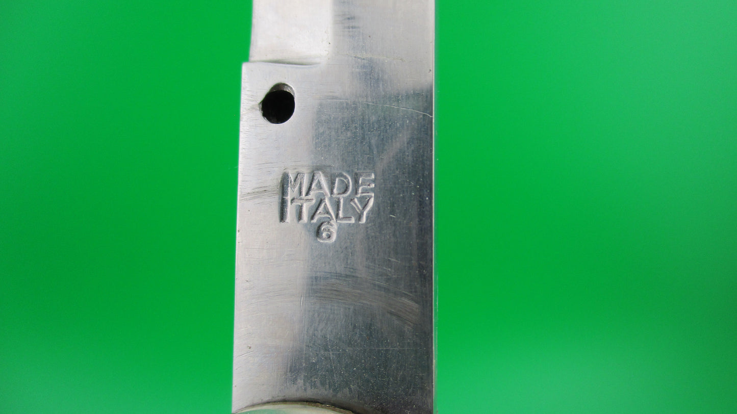 MADE ITALY 6 33cm Italian Backspring (Humpback) Brazilian horn conversion switchblade