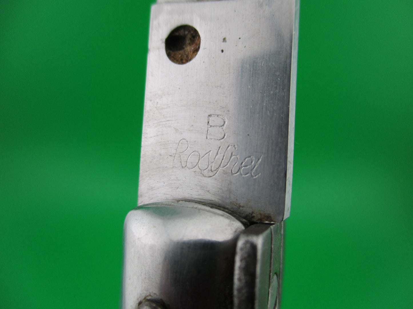 z B Rostfrei 33cm Italian Vintage swivel bolster stiletto automatic knife
