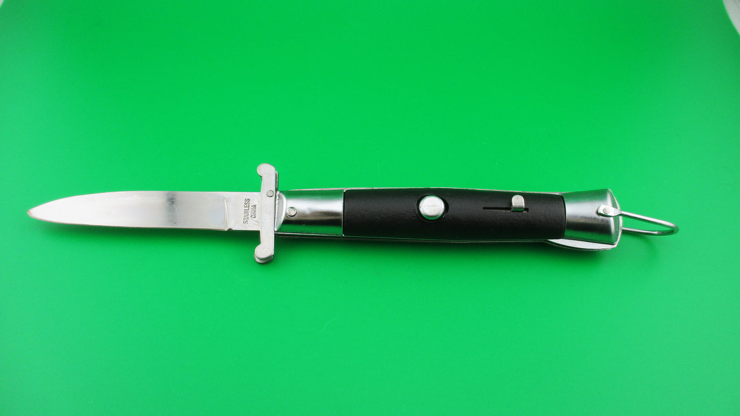 z STAINLESS CHINA RIZZUTO CLONE 20cm swing guard automatic knife