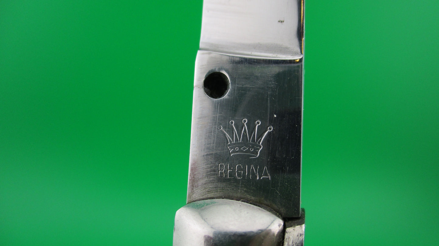 REGINA Crown 23cm Italian Stiletto swivel bolster automatic knife