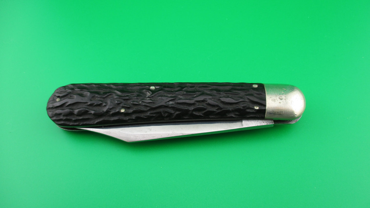 z Flylock Hunter 11000 Large Single Black Wormgroove switchblade knife