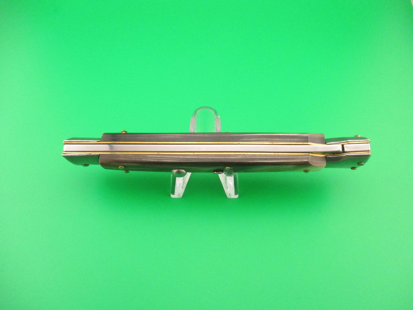 FRANK B ITALY 28cm Italian Swing Guard Bayonet Brazilian horn automatic knife
