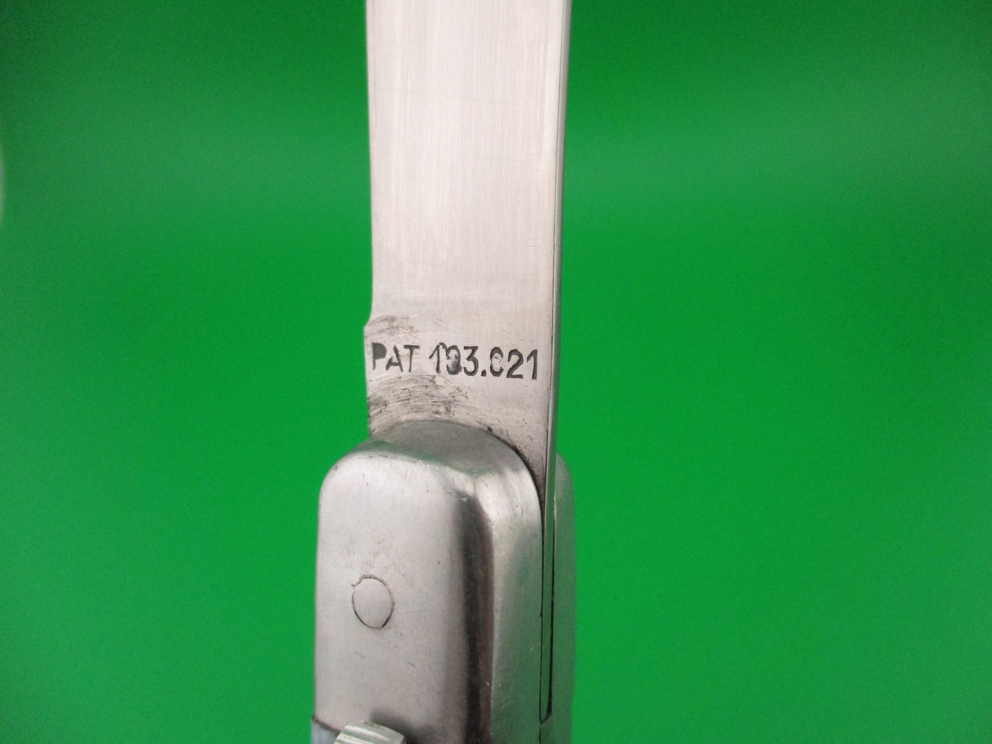 PAT 193.021 18cm Spanish Aluminum Coilspring Vintage automatic knife sliding button