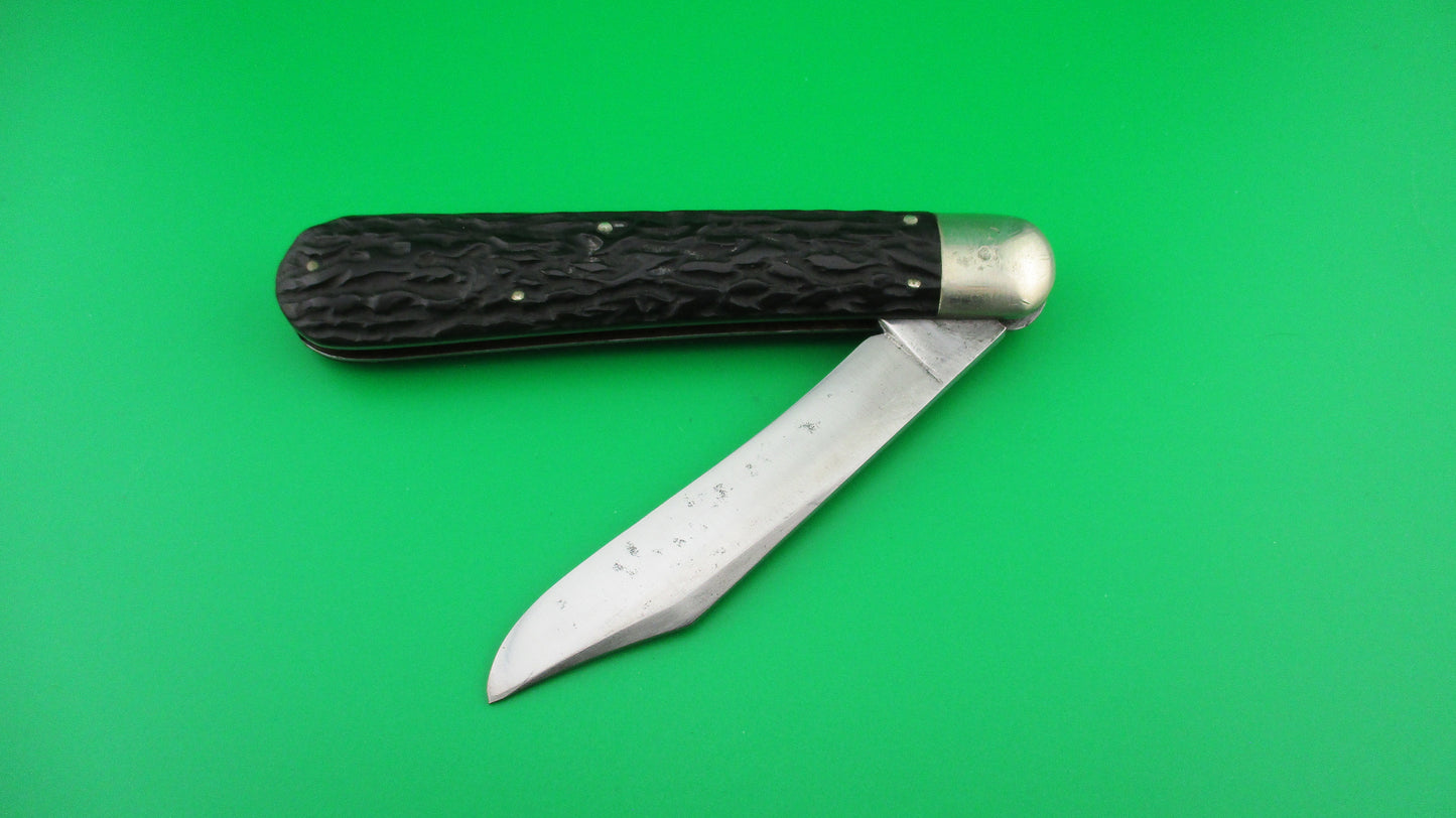 z Flylock Hunter 11000 Large Single Black Wormgroove switchblade knife