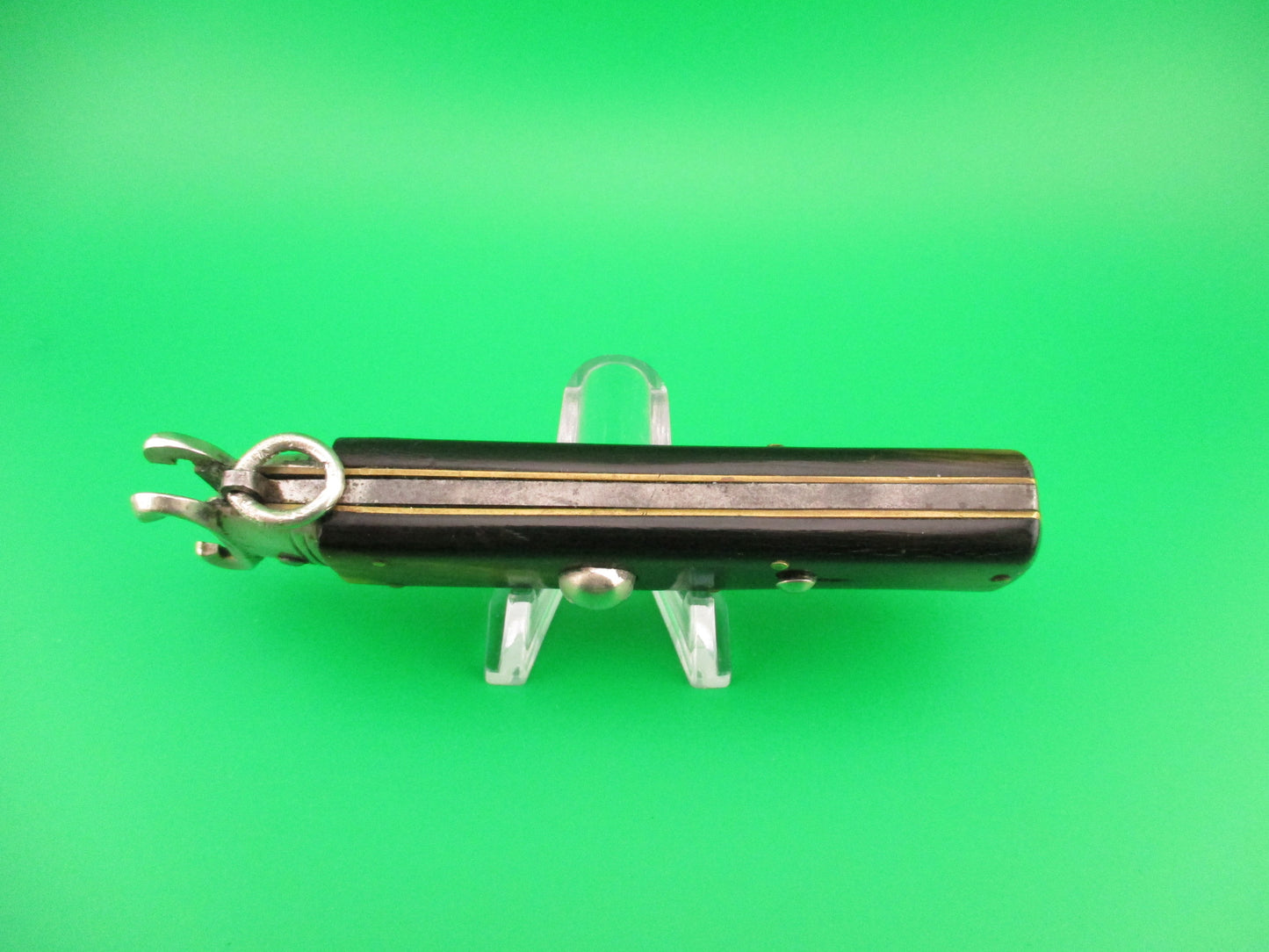 ELIO ITALY INOX 20cm Italian Ring Pull Shellpuller Camper vintage 1950s automatic knife