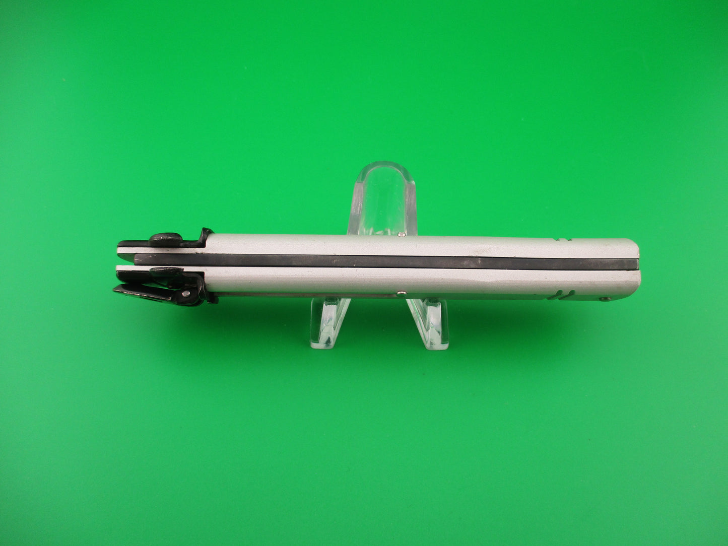 AKC 20cm TACTICAL Leverletto Bill Deshivs Italian lever aluminum Black automatic knife