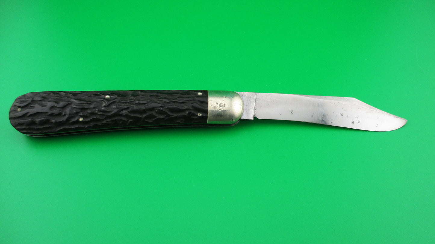 z Flylock Hunter 11000 Large Single Black Wormgroove switchblade knife