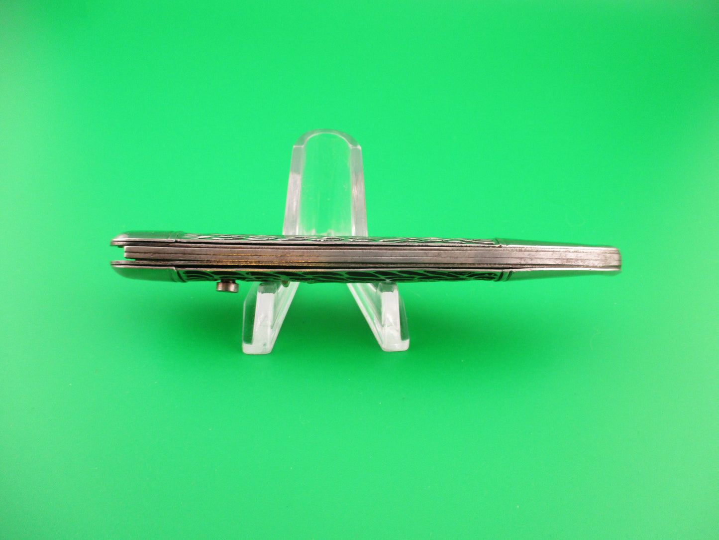Hammer Brand Imperial JM99PB Toothpick Black Imitation jigged bone switchblade