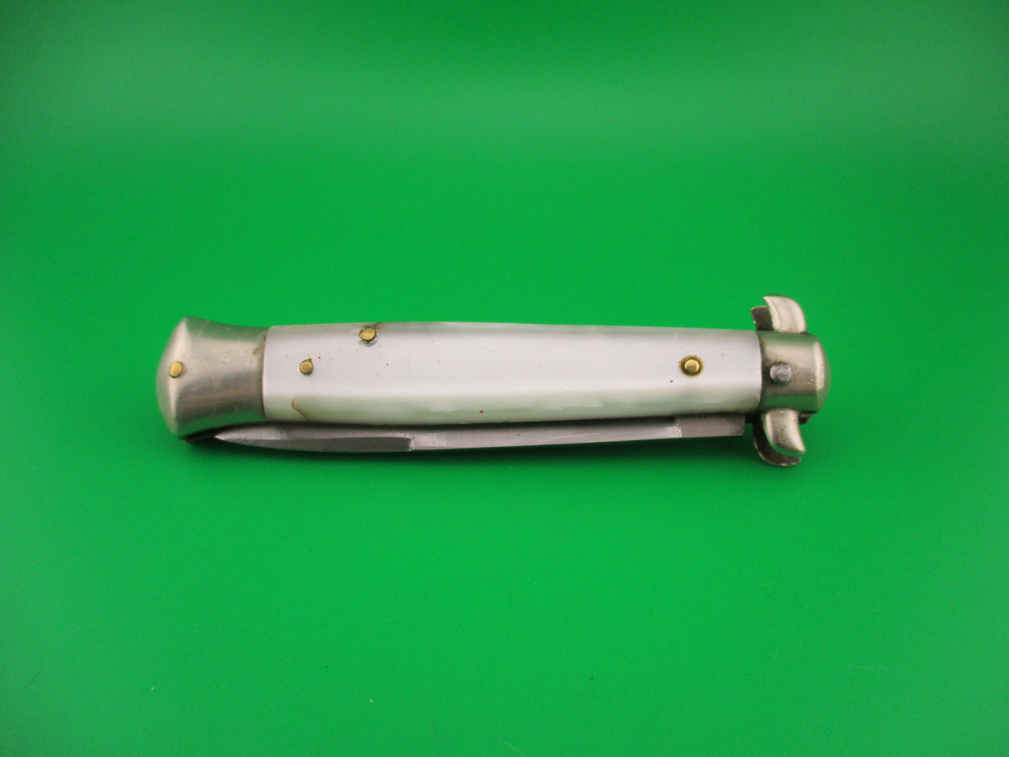 VIRGINIA INOX PATENT 96847 20cm Italian Derby Totem Pearlex BOBC automatic knife