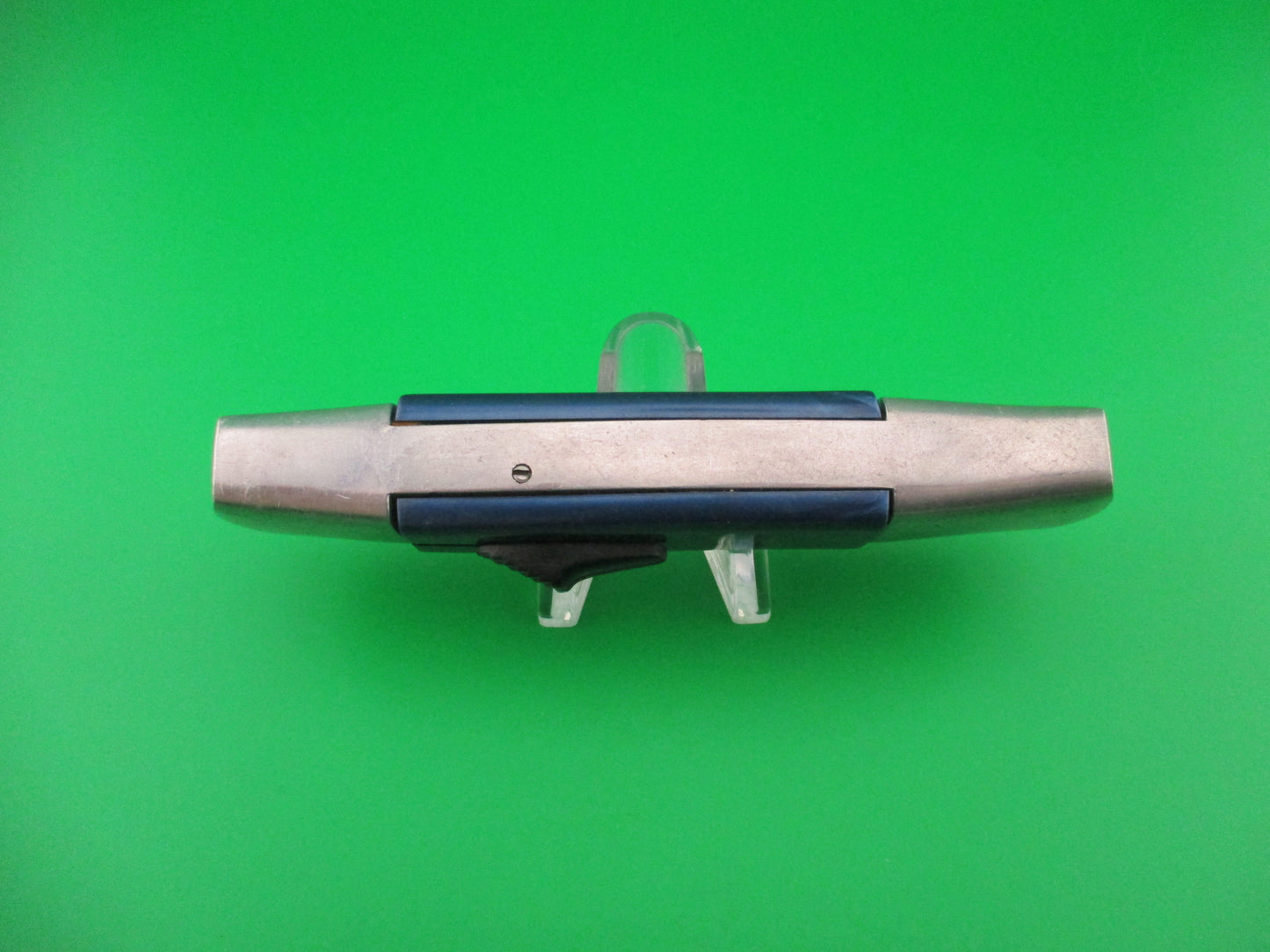 STAINLESS ITALY 21cm Italian Blue Vintage 1970s OTF Aluminum frame automatic