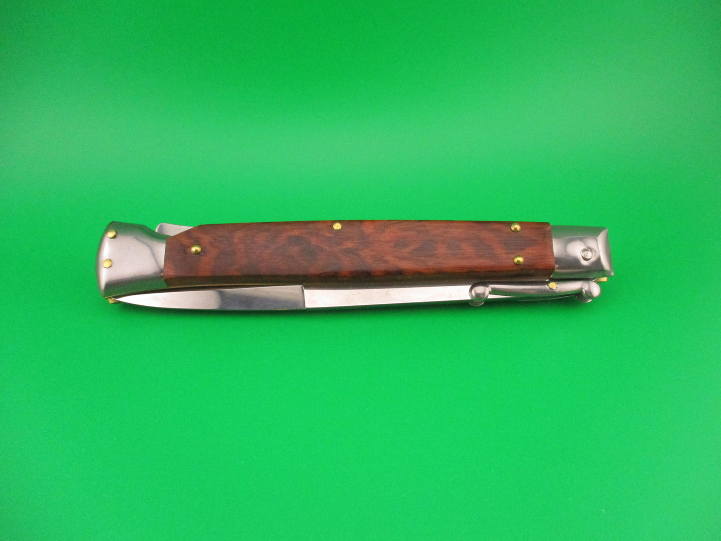 FRANK B ITALY 28cm Italian Swing Guard Snakewood Automatic knife
