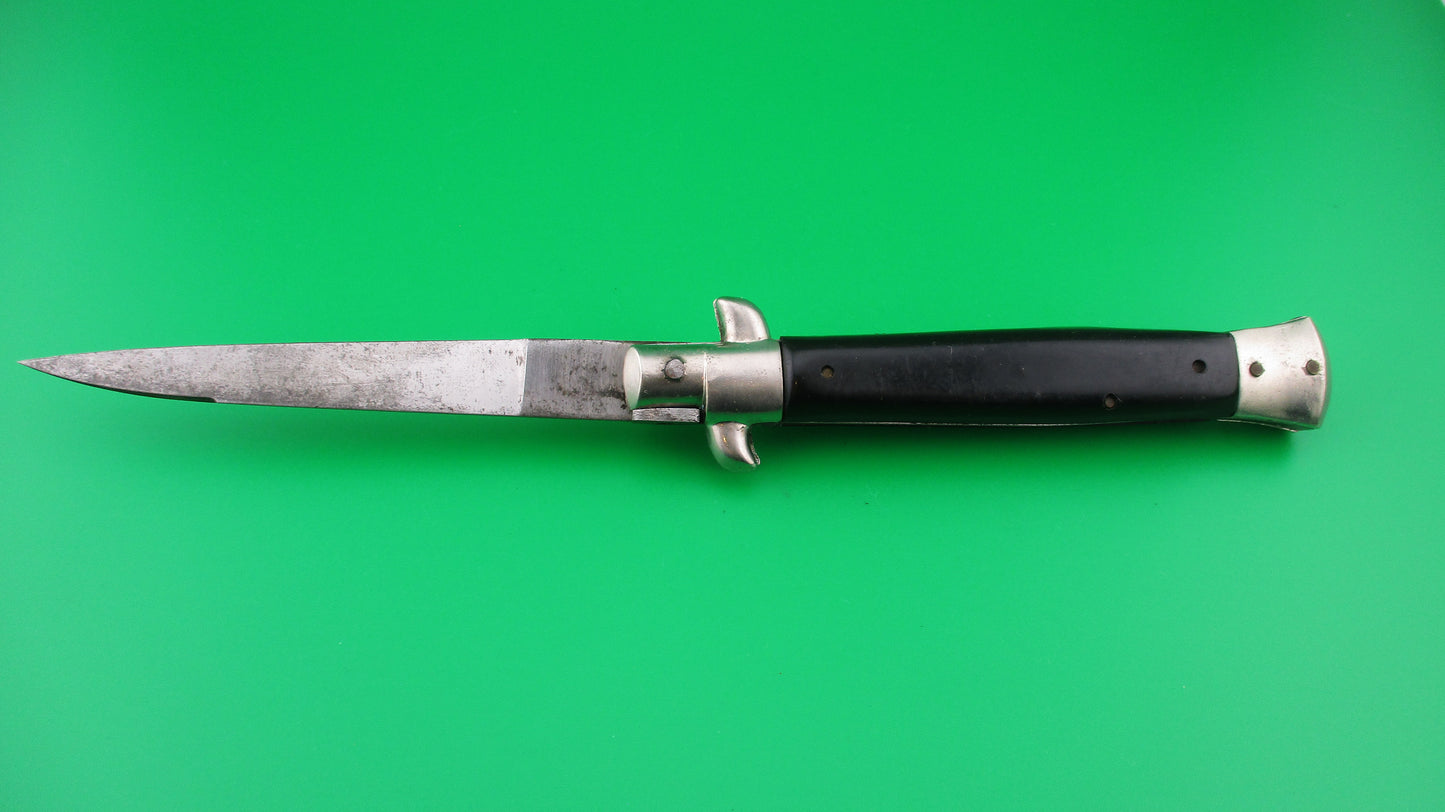 z Albacete Industria Argentina 22cm Stiletto Black swivel bolster knife