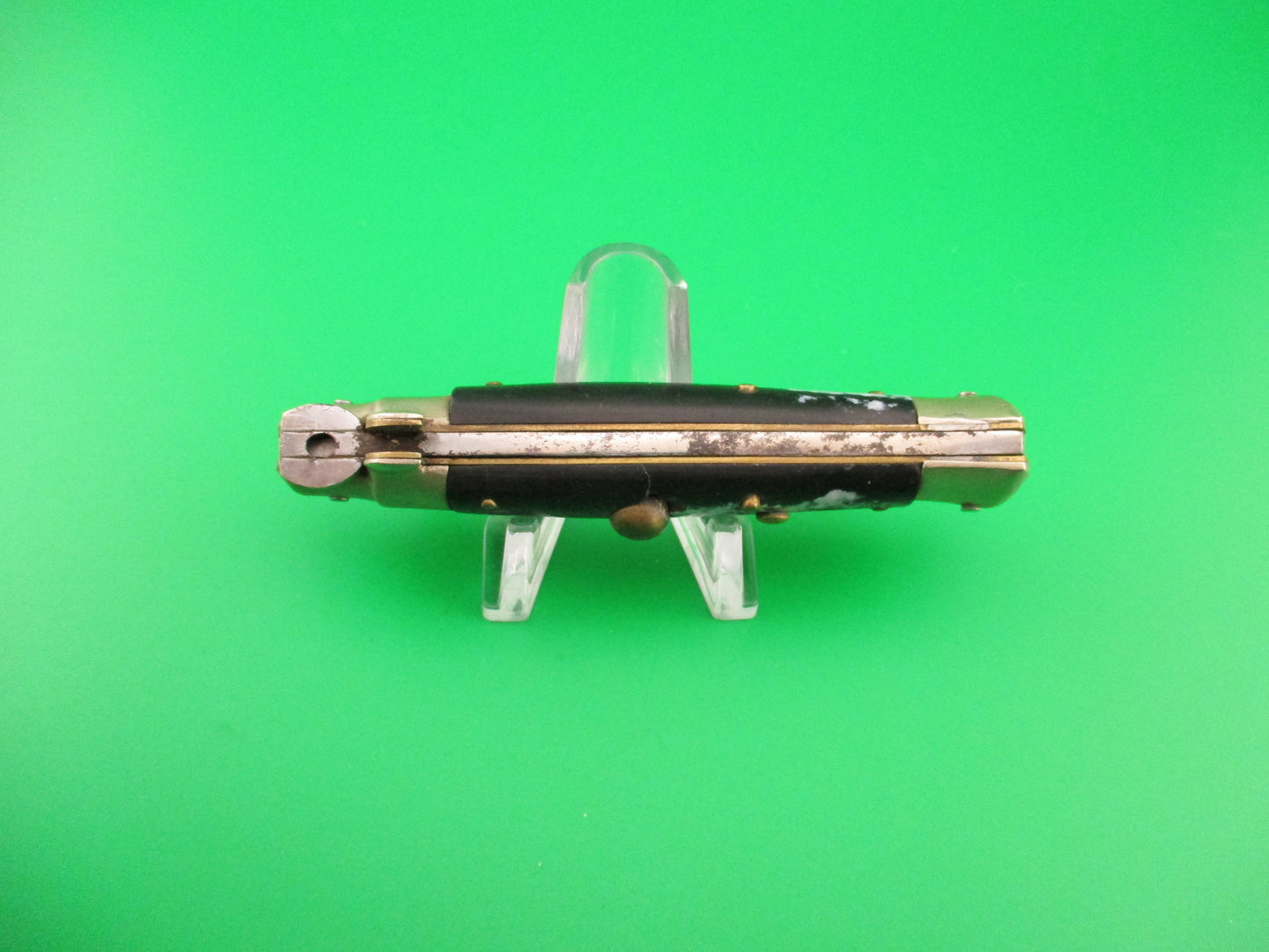 STAINLESS STEEL 17cm Japanese Picklock Bayonet blade vintage 1960s automatic knife