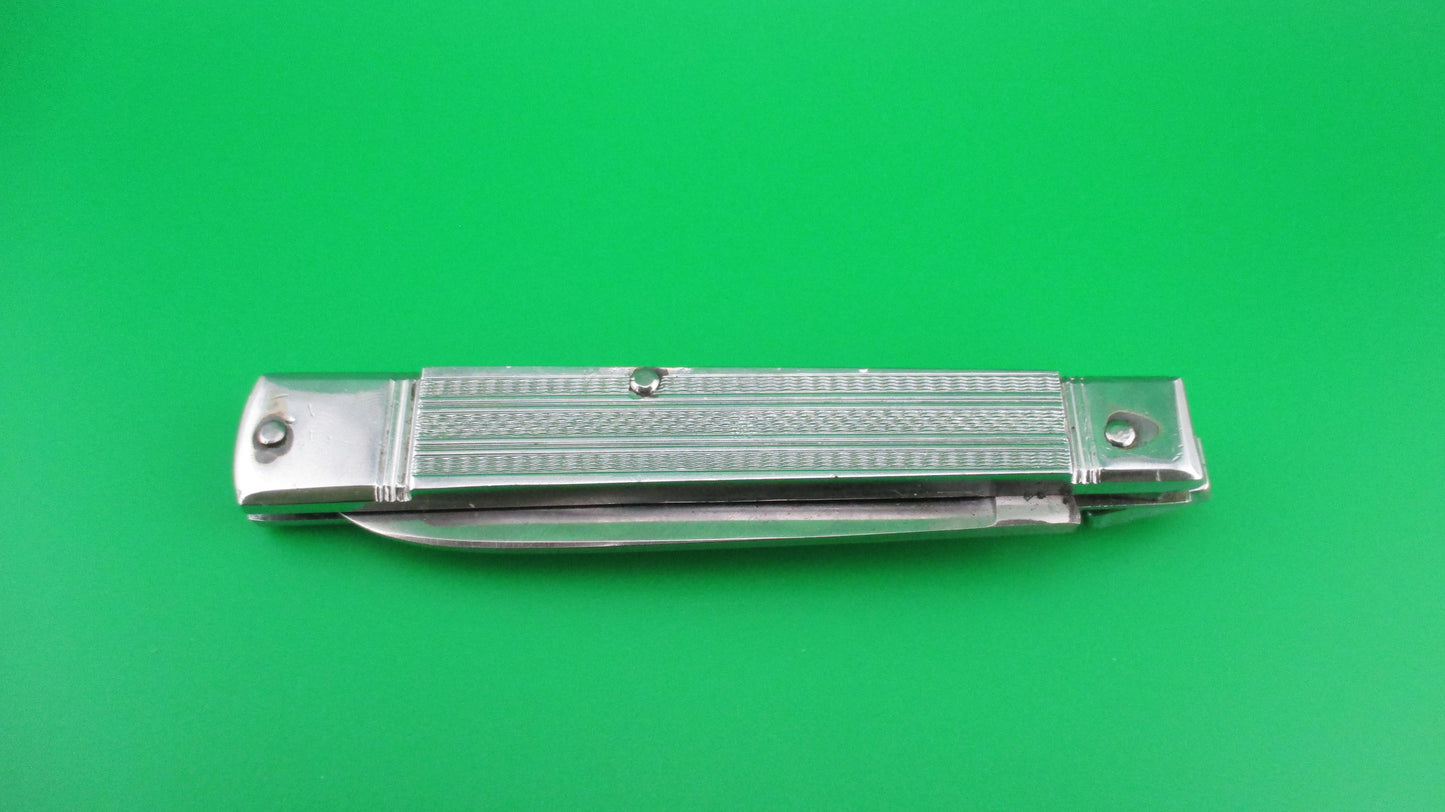 Bonsa SOLINGEN 20cm German All metal hollow lever automatic knife
