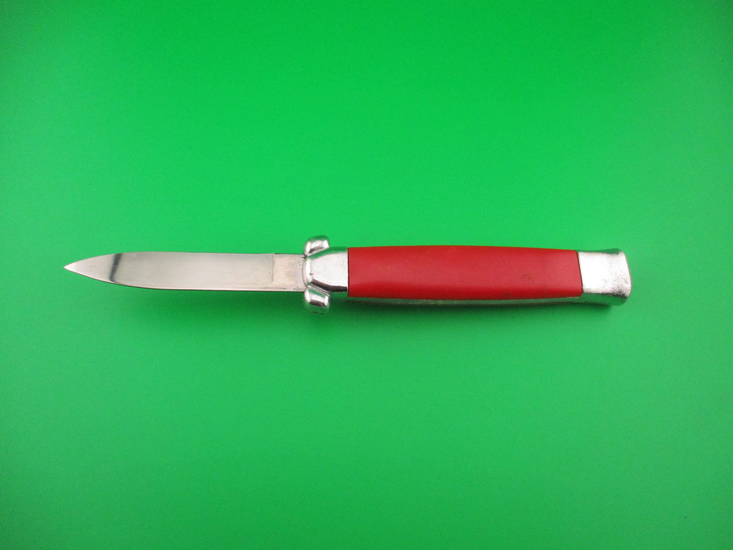 BELL STAINLESS 20cm SUPER AUTOMATIC Red OTF DA switchblade knife