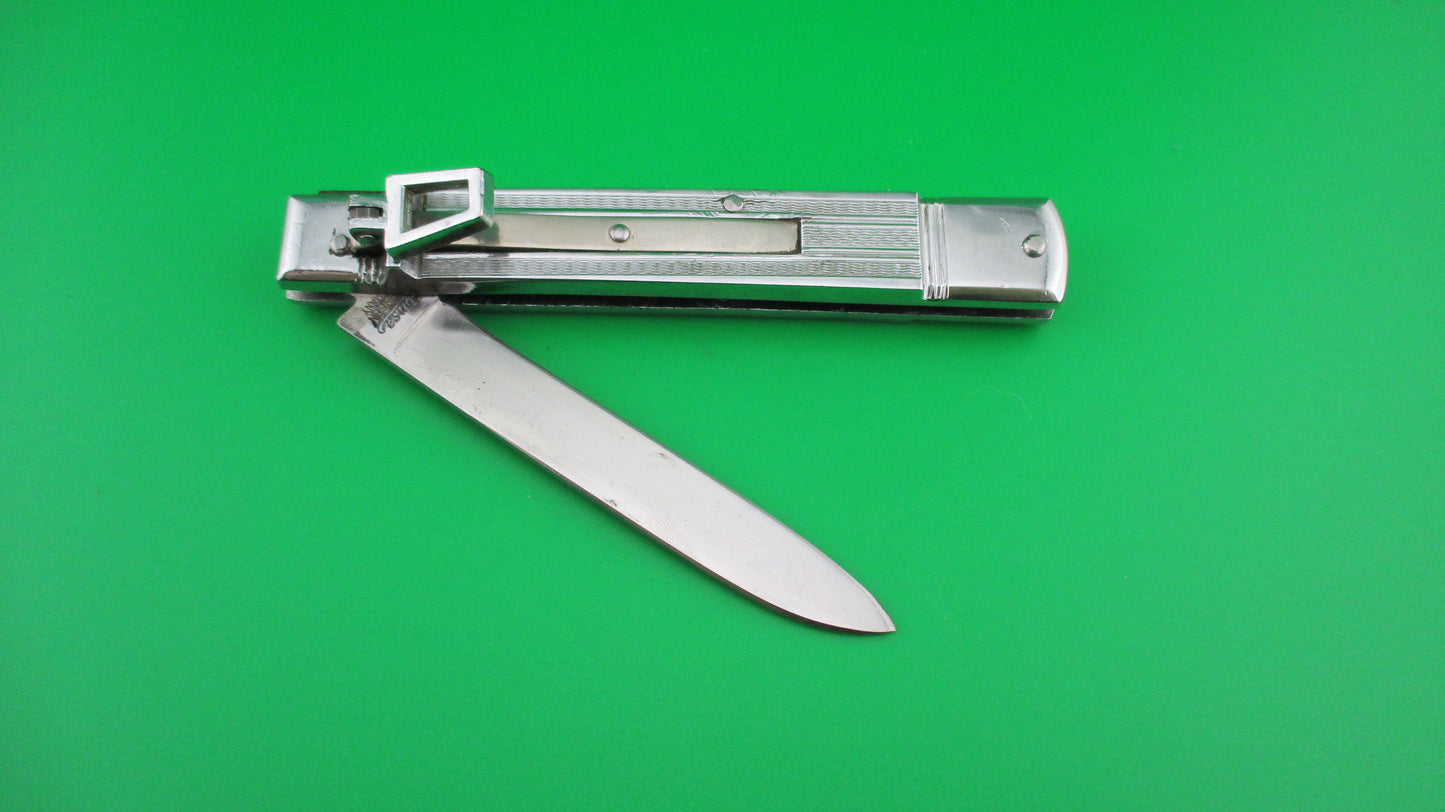 Bonsa SOLINGEN 20cm German All metal hollow lever automatic knife