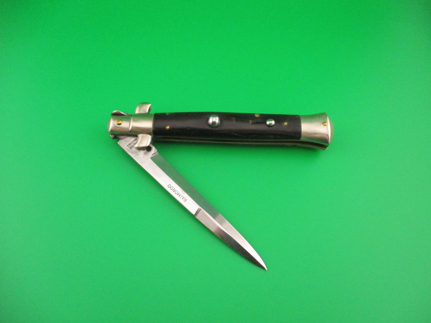 RAIMONDO SPRING STEEL 23cm Italian Picklock 1950s vintage automatic knife