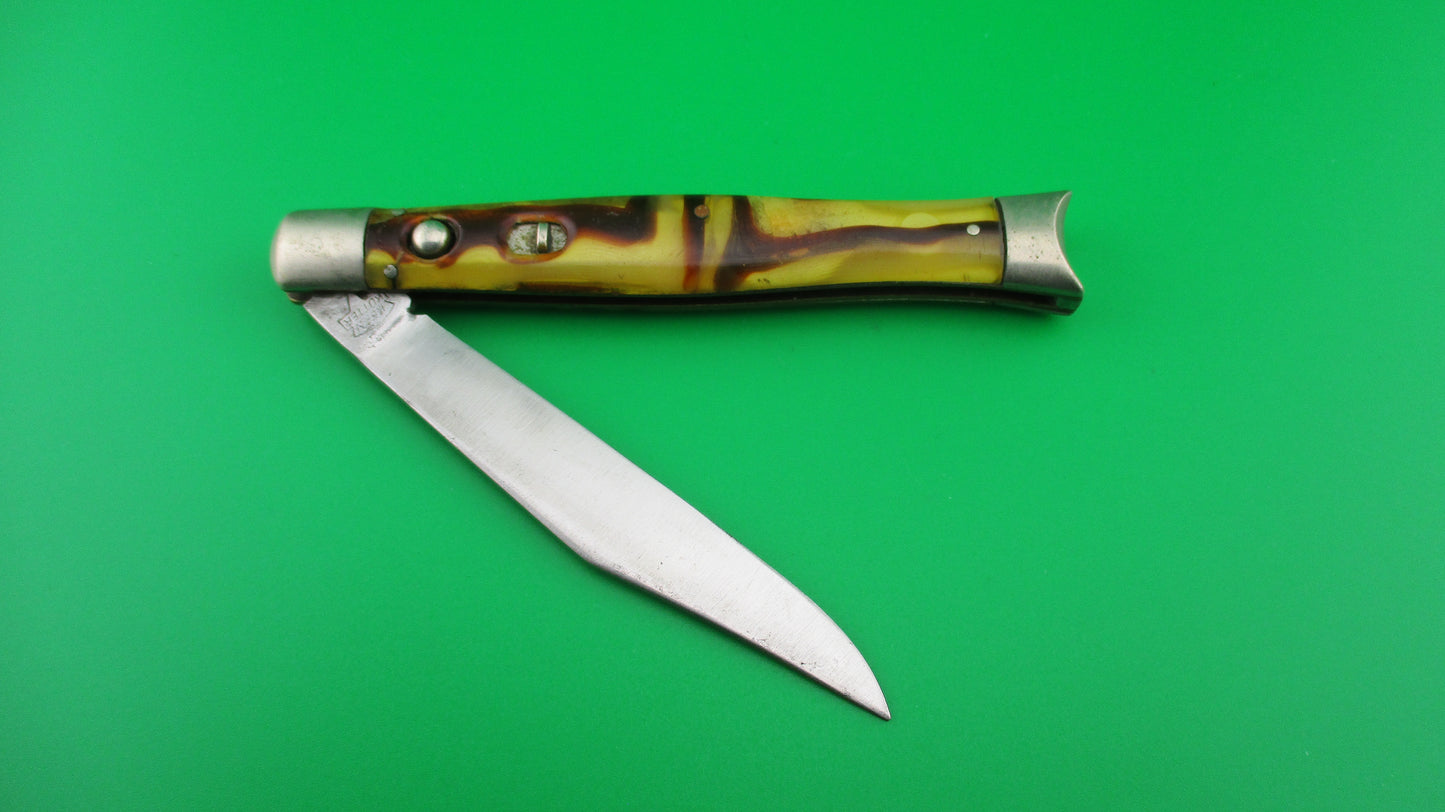 KEEN KUTTER #KS102 Fishtail Butter & Molasses Switchblade knife by Schrade