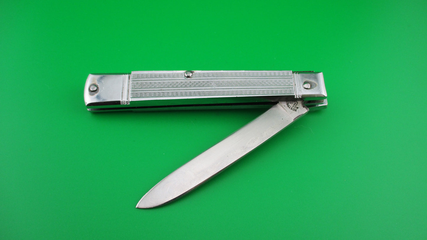 Bonsa SOLINGEN 20cm German All metal hollow lever automatic knife