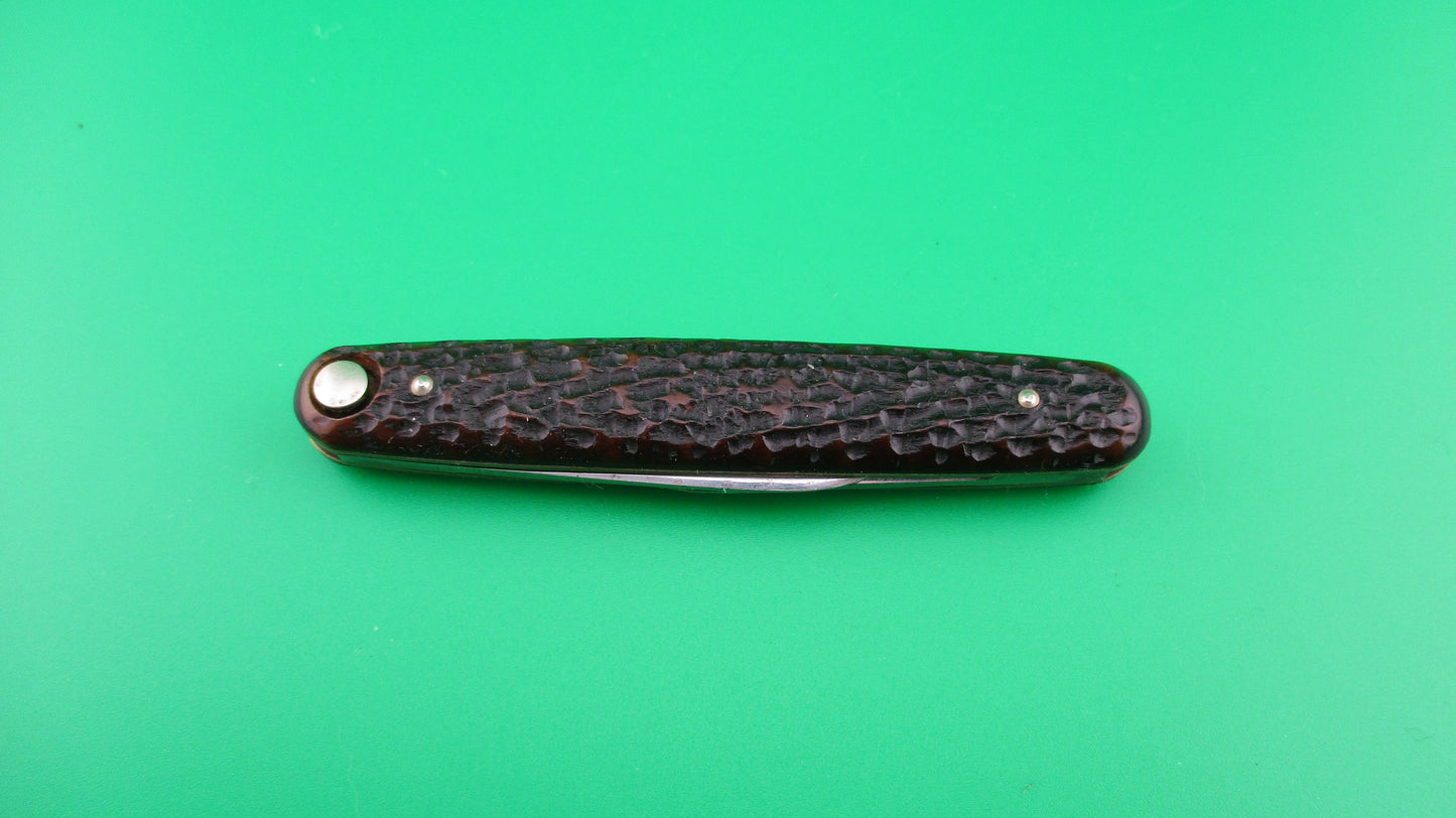 z Press Button Knife Co Medium double bone switchblade knife model 100
