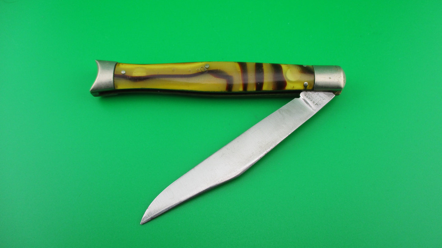 KEEN KUTTER #KS102 Fishtail Butter & Molasses Switchblade knife by Schrade