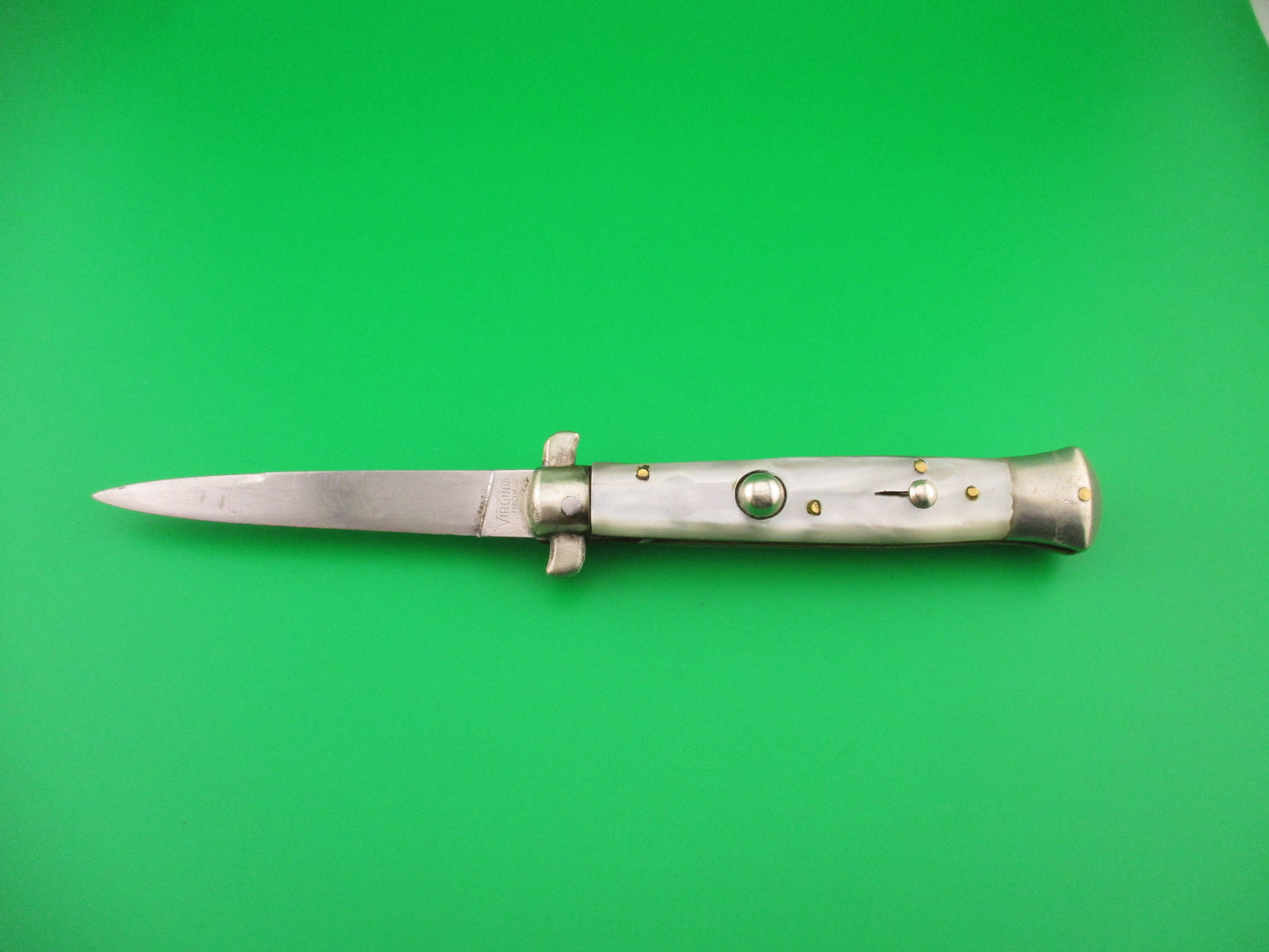 VIRGINIA INOX PATENT 96847 20cm Italian Derby Totem Pearlex BOBC automatic knife