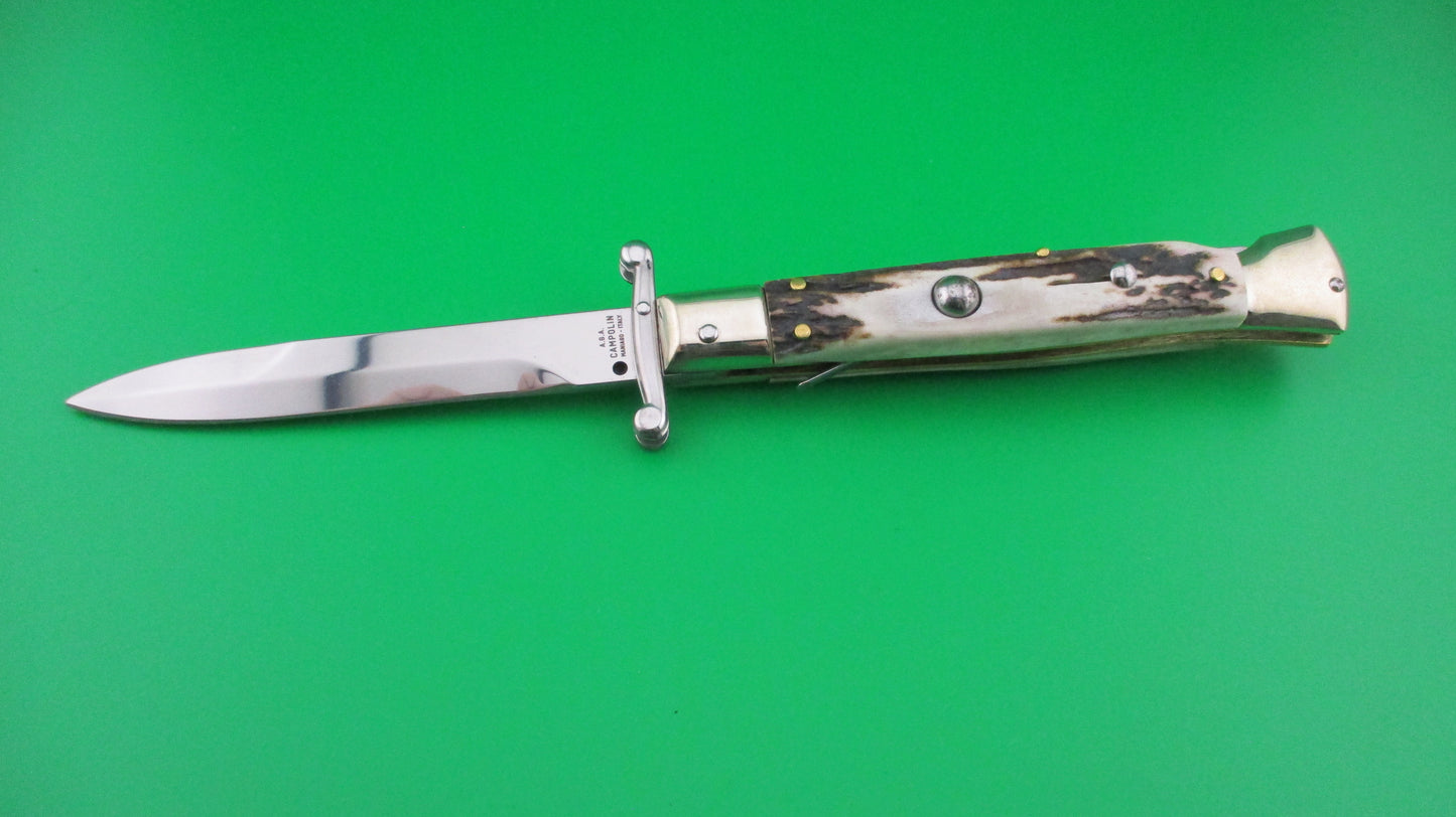 Z AGA CAMPOLIN 23cm Italian Swing Guard Bayonet blade automatic knife