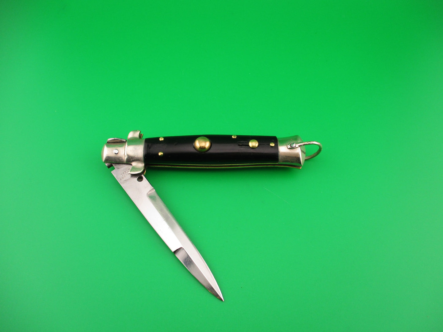 STAINLESS STEEL 18cm Japanese Picklock Vintage 1960s automatic knife