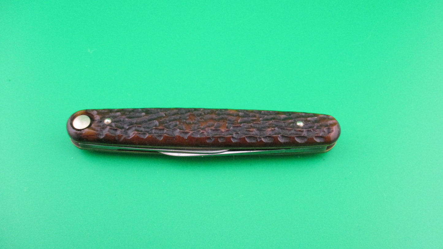 z Press Button Knife Co Medium double bone switchblade knife model 100