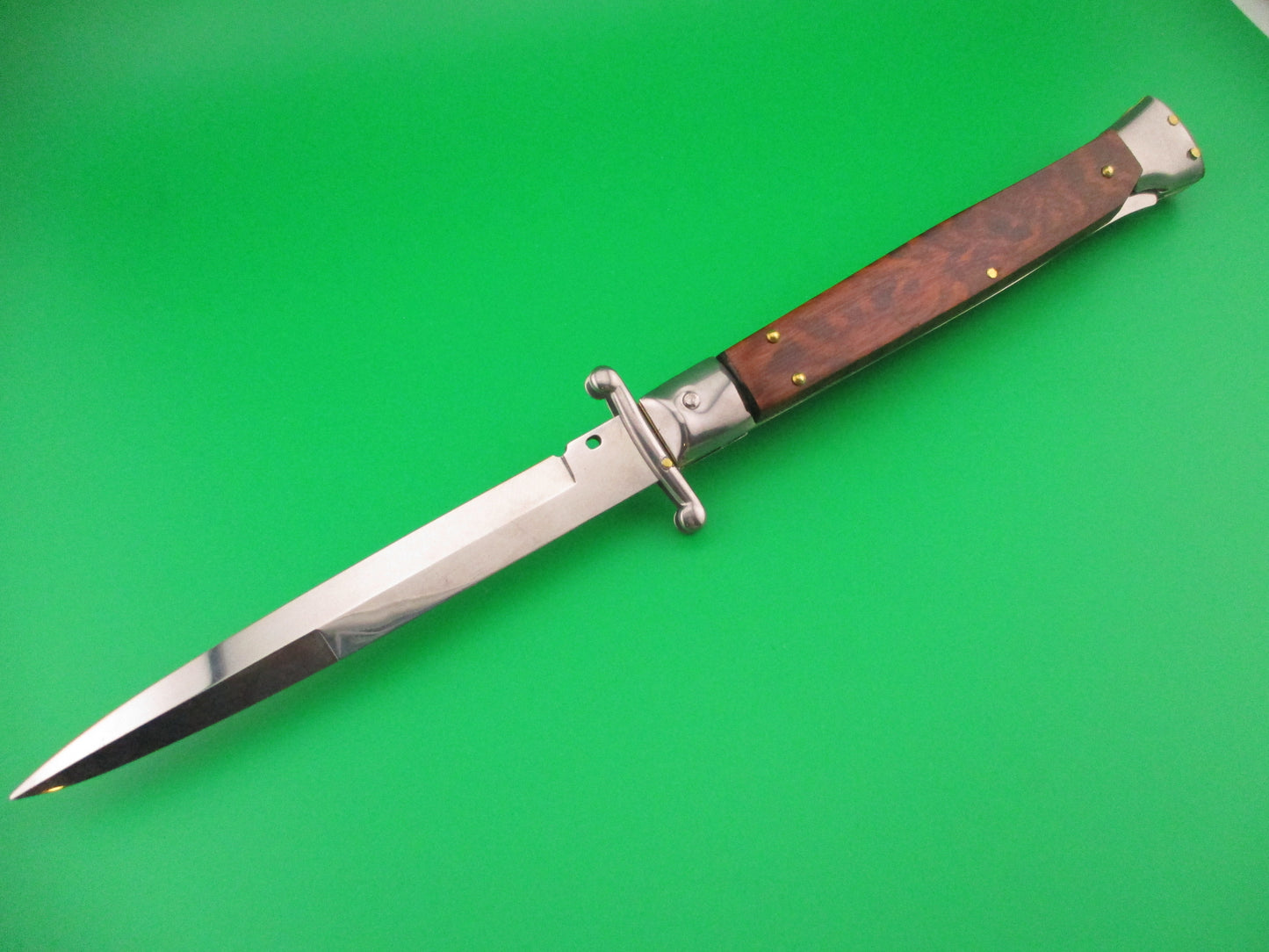 FRANK B ITALY 28cm Italian Swing Guard Snakewood Automatic knife