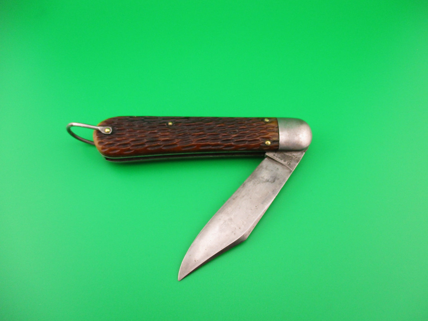 SCHRADE CUT CO M2 Bone WWII Paratrooper Military issue switchblade knife