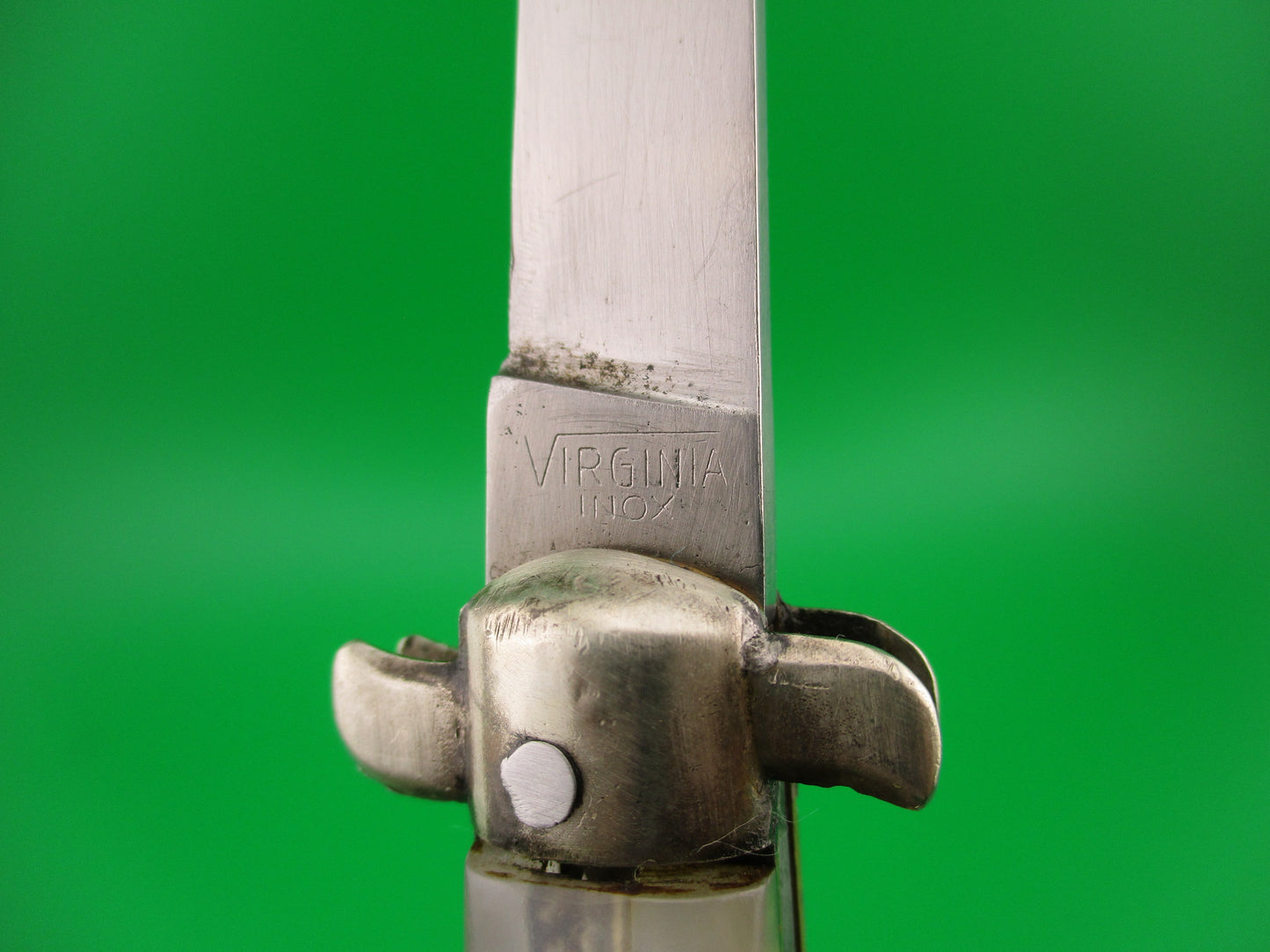 VIRGINIA INOX PATENT 96847 20cm Italian Derby Totem Pearlex BOBC automatic knife