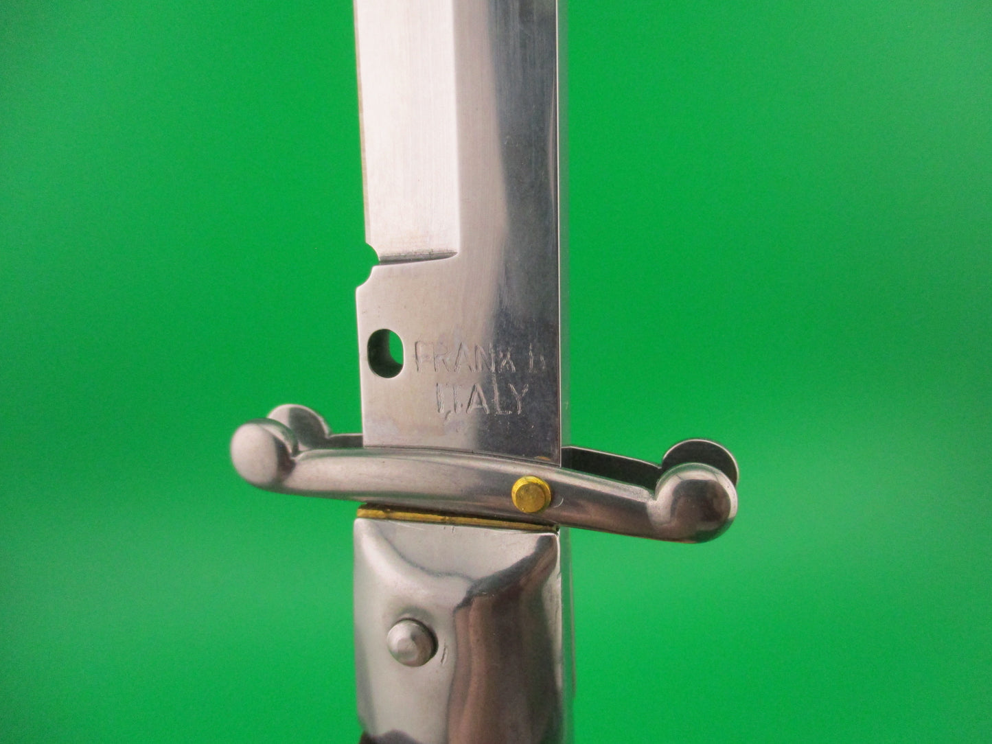 FRANK B ITALY 28cm Italian Swing Guard Snakewood Automatic knife
