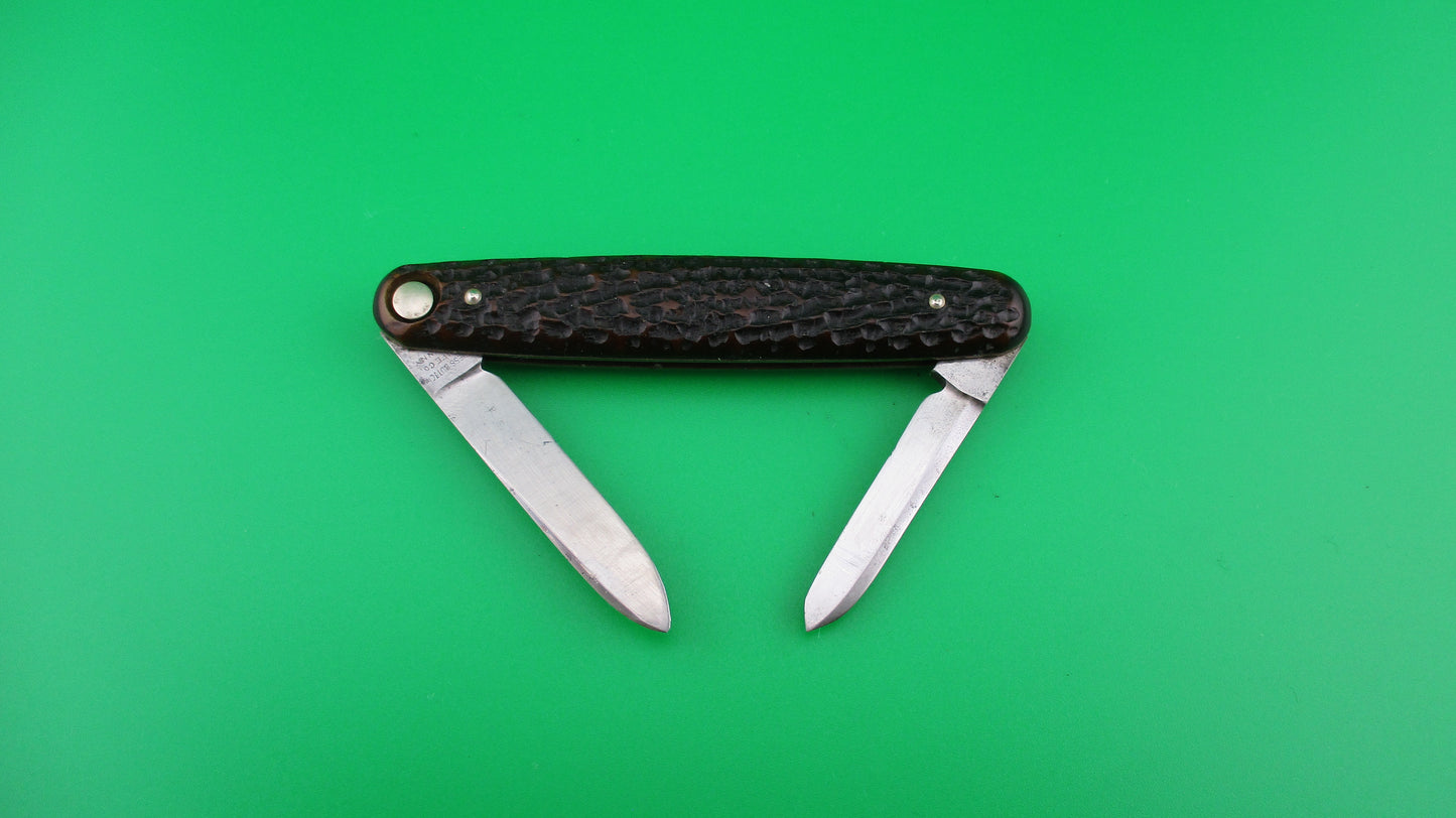 z Press Button Knife Co Medium double bone switchblade knife model 100