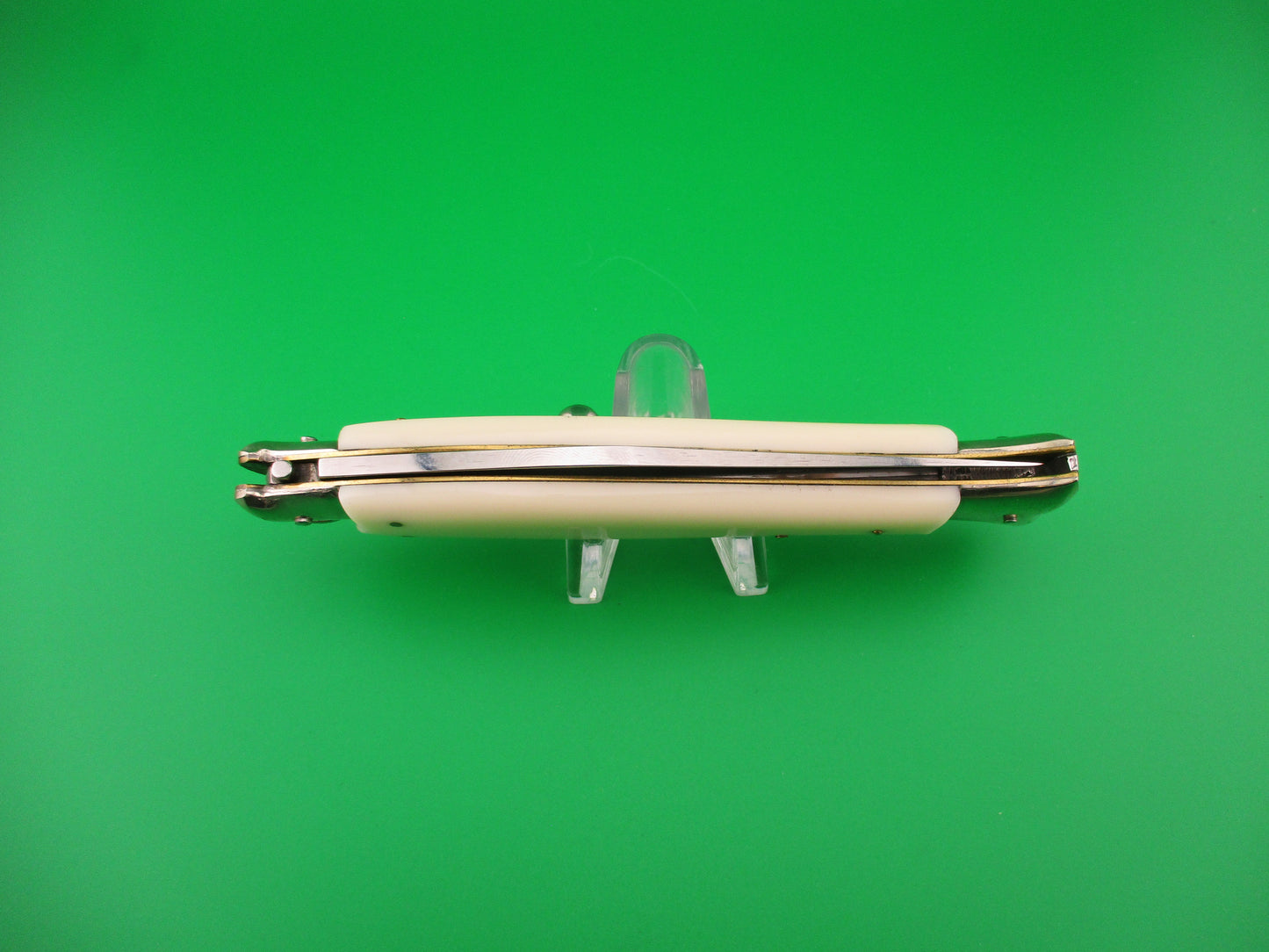 z AGA CAMPOLIN 25cm Italian Fishtail Picklock White automatic w Red dot safety.