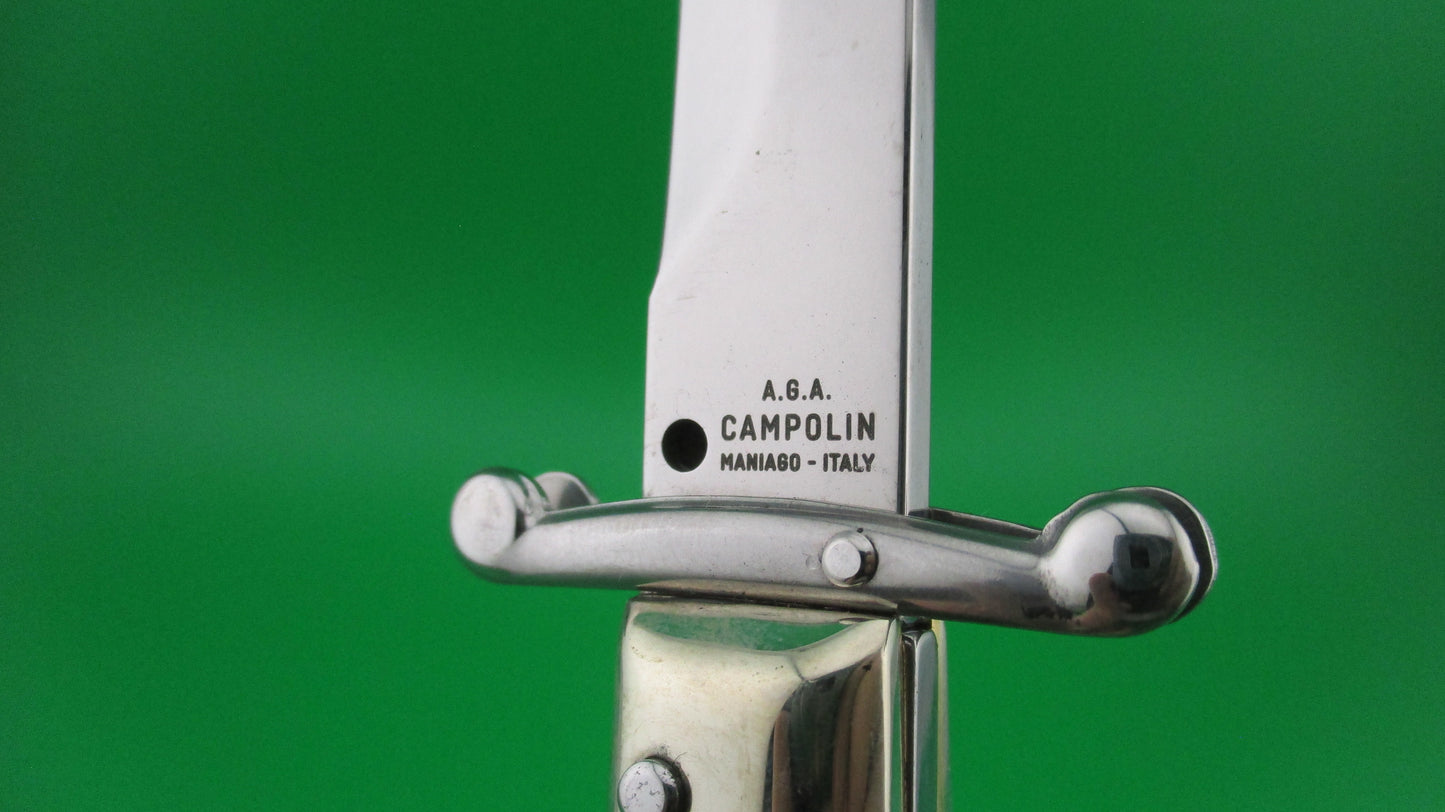 Z AGA CAMPOLIN 23cm Italian Swing Guard Bayonet blade automatic knife