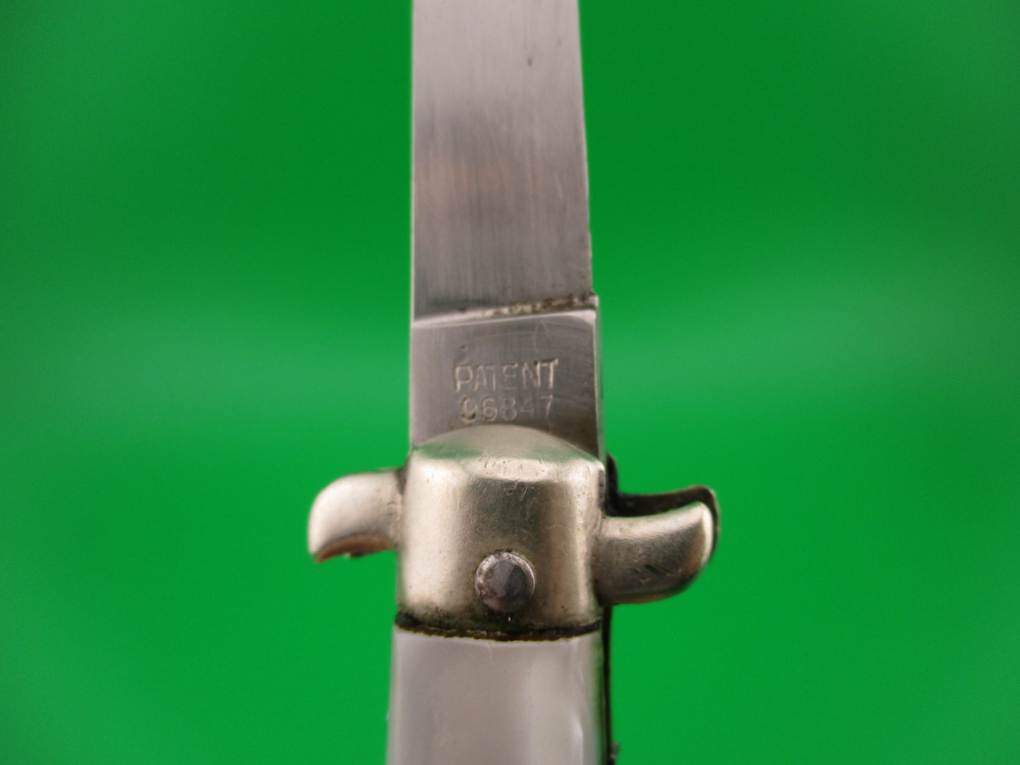 VIRGINIA INOX PATENT 96847 20cm Italian Derby Totem Pearlex BOBC automatic knife