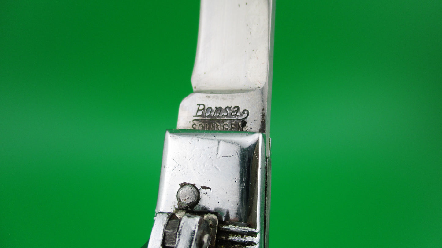 Bonsa SOLINGEN 20cm German All metal hollow lever automatic knife