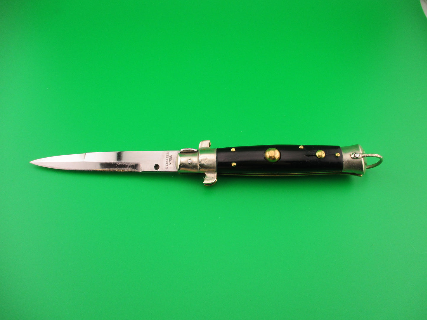 STAINLESS STEEL 18cm Japanese Picklock Vintage 1960s automatic knife